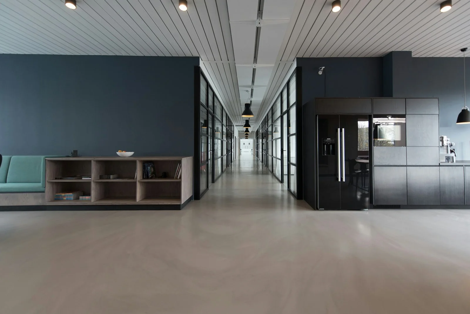 A connected office workspace